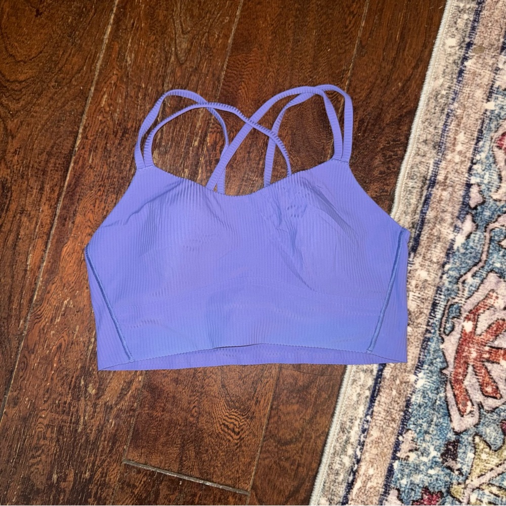 lululemon athletica Lavender Strappy Longline Sports Bra
